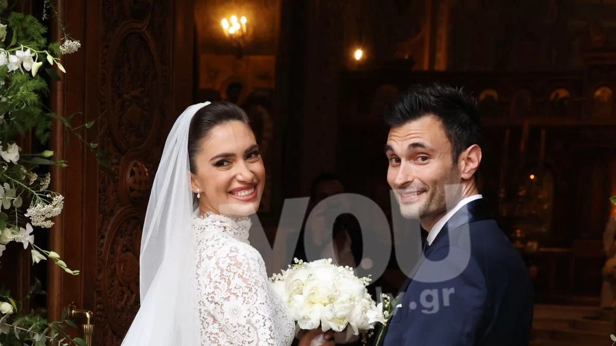 Βγαλμένο από παραμύθι το νυφικό της Πρέλεβιτς - Παντρεύτηκε την αγαπημένη του ο Νικήτας Νομικός