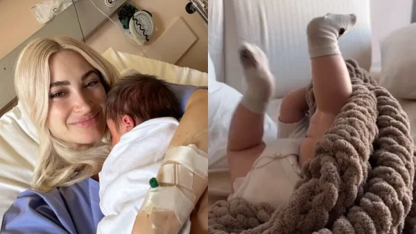 Έπαιζε κάτω από την κουβέρτα: «Άκου τσιρίδα το σκ@το» - "Τρελάθηκε" η Τούνη με την φωνούλα του μπέμπη!