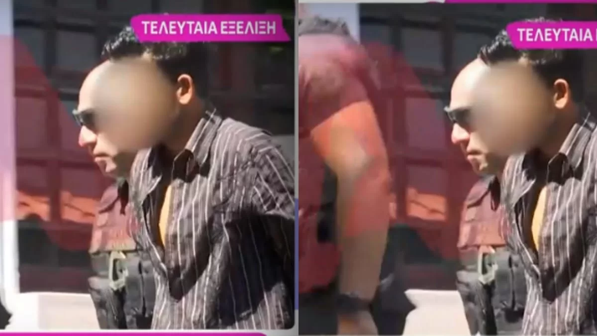 Κως: «Γιατί τη σκότωσες;» - Καρέ καρέ η στιγμή που ο Μπαγκλαντεσιανός καταφθάνει στο δικαστήριο