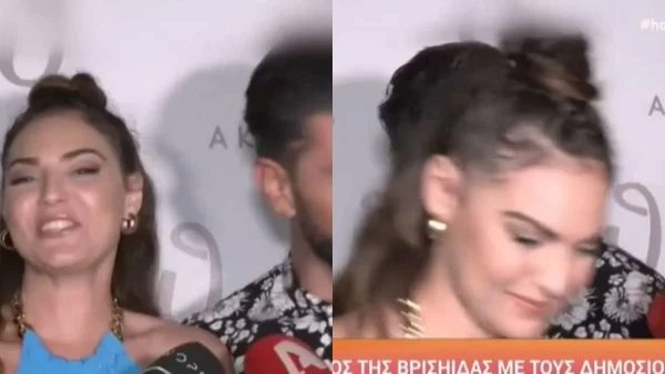 «Δεν θα σου απαντήσω, δεν θα σου κάνω τη χάρη» - Αποχώρησε έξαλλη η Βρισηίδα Ανδριώτου μετά από ερώτηση ρεπόρτερ