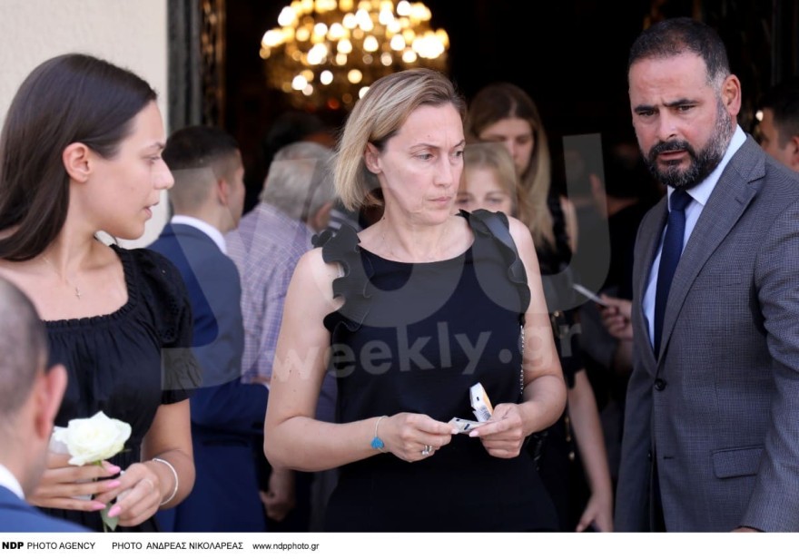 Κηδεία Γιώργου Γεωργίου πρώην σύζυγος
