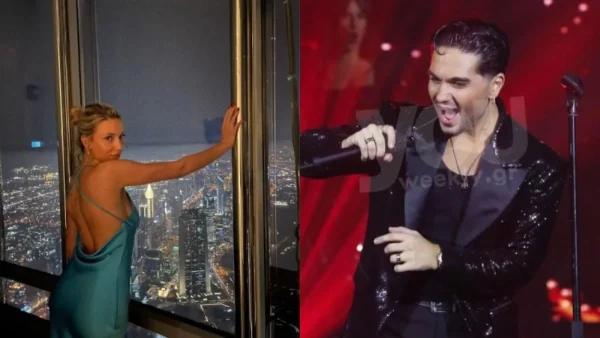 Δεν εμφανίστηκαν μαζί στο χαλί αλλά τον παρακολουθούσε από τις κερκίδες - Το βίντεο της Καληφώνη με τον Μάστορα στα MAD VMA 2023