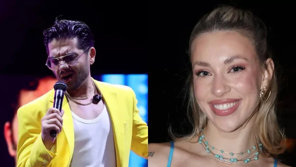 Με ένα σούπερ τοσοδούλι μίνι - Τι φόρεσε η Γαρυφαλλιά Καληφώνη στη συναυλία του Χρήστου Μάστορα στο Θέατρο Πέτρας