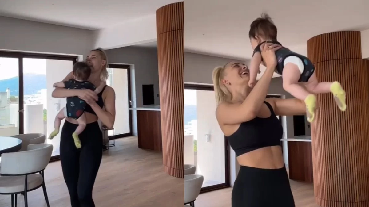 Ιωάννα Τούνη: Χόρευε με το νουνίτο "Τσιτσάνη για βρέφη" - «Δεν είναι πολύ περίεργο;»