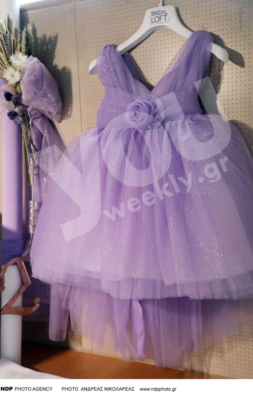 Βάπτιση κόρης Κώστα Σόμμερ: Παραμυθένιο και λιλά το φόρεμα που επέλεξε η Βαλεντίνη Παπαδάκη (Αποκλειστικό Youweekly.gr)