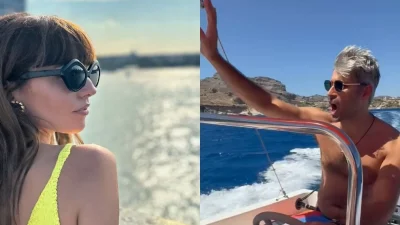 Βόλτα στο σκάφος με το νέο του έρωτα - Η πρώτη ανάρτηση του Αλέξη Παππά με την σύντροφό του, Έλενα Αϊβαλή