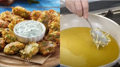 Για να μην βγουν ωμοί ή πολύ ξεροί - Το μυστικό στο τηγάνισμα για να γίνουν τραγανοί οι κολοκυθοκεφτέδες