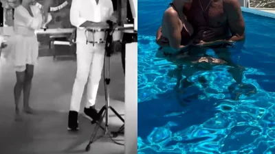 Εκείνος 65 και εκείνη 25 - Γάμος έκπληξη στην Μύκονο για αγαπημένο ζευγάρι της showbiz