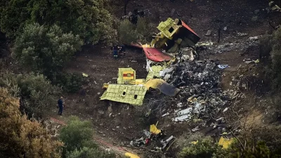 Πτώση Canadair Κάρυστος: Δυο τραγωδίες, στην ίδια περιοχή, τις ίδιες ημέρες