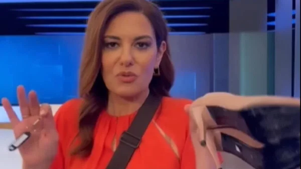 Στούντιο με θέα: Με τα παπούτσια στο χέρι η Φαίη Μαυραγάνη - Η επίσημη αυλαία στον ΑΝΤ1