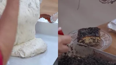 Τρουφάτο μυρμηγκάτο: Αφράτο σπιτικό γλυκό ψυγείου με σοκολάτα και μπόλικη τρούφα