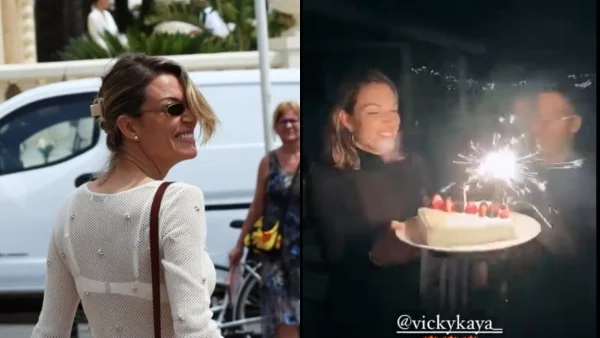 Έκλεισε τα 45: Η έκπληξη σε γνωστό μαγαζί της Μυκόνου με τούρτα υπερπαραγωγή για τα γενέθλια της Βίκυς Καγιά