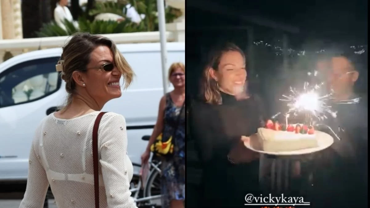 Έκλεισε τα 45: Η έκπληξη σε γνωστό μαγαζί της Μυκόνου με τούρτα υπερπαραγωγή για τα γενέθλια της Βίκυς Καγιά