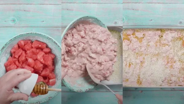 To αγαπημένο γλυκό ψυγείου των Κυκλάδων: Ροδοψημένη καρπουζόπιτα χωρίς ζάχαρη έτοιμη σε 5 λεπτά