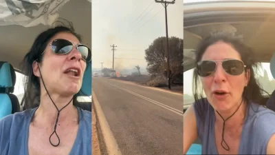 Συγκλονίζει η ηθοποιός Ευτυχία Μελή από το μέτωπο στο Λαγονήσι: «Ποιανού άλογα πατάνε στη φωτιά;»