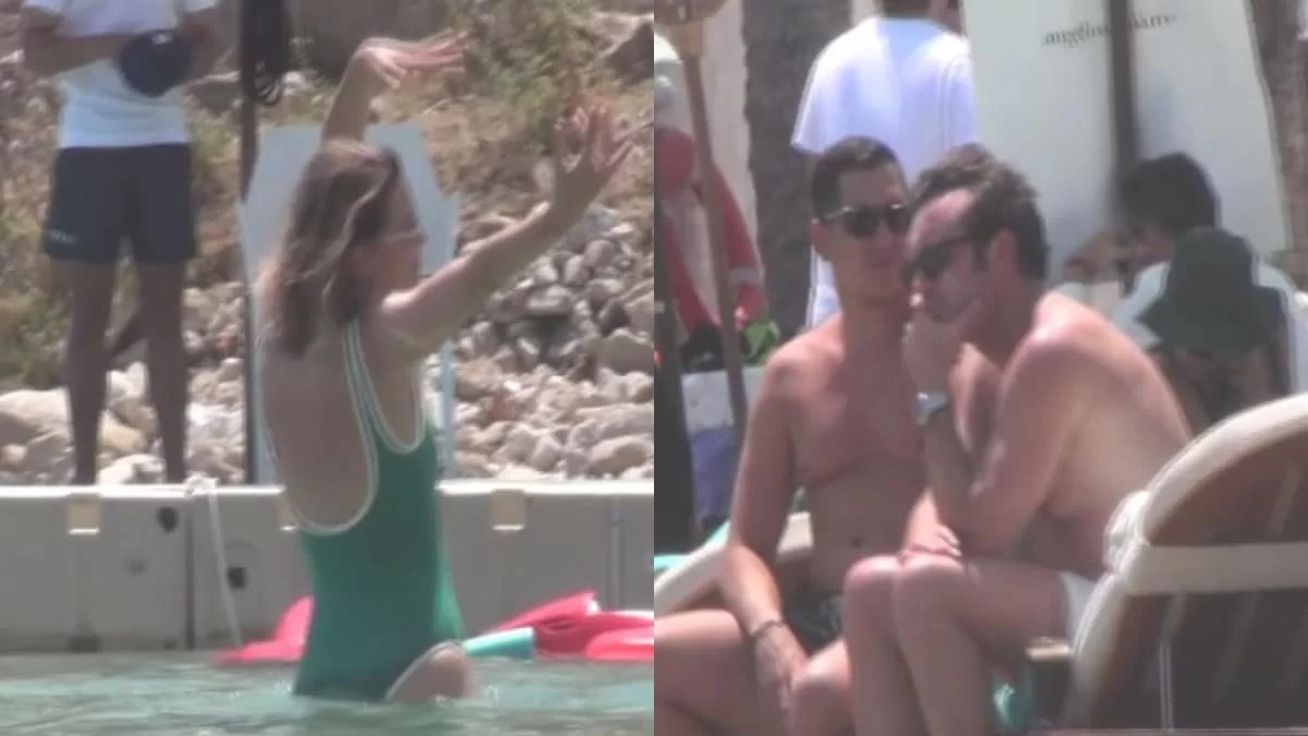 Τα λικνίσματα της Βίκυς Καγιά στην Ψαρρού - Την κοιτούσε από την ξαπλώστρα ο Ηλίας Κρασσάς (Βίντεο)