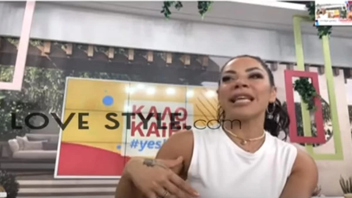 Ξετρελαμένη η Μαριάντα Πιερίδη - Ο γιος της ''εισέβαλλε'' στο πλατό την ώρα που έδινε συνέντευξη