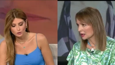 Σε άβολη θέση η Σαλαγκούδη με την Παλληκαράκη: «Στον δικό σας χώρο δεν έχει συμβεί τίποτα;» - Κοίταξε πίσω από τις κάμερες με νόημα