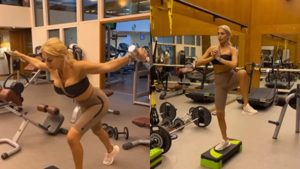 Ασταμάτητη στο γυμναστήριο η Κωνσταντίνα Σπυροπούλου - Οι 6 ασκήσεις που εξαφάνισαν τα κιλά της γέννας έξι μήνες μετά