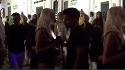 Αντιλήφθηκε την παρουσία του και γύρισε κεφάλι - Δεν αντάλλαξαν ούτε κουβέντα στην Μύκονο Στάθης Σχίζας και Αλεξάνδρα Παναγιώταρου (Βίντεο)