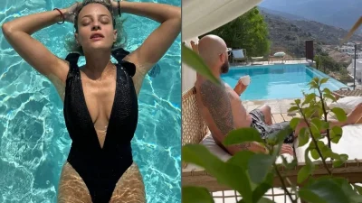 Σε luxury σουίτα με ιδιωτική πισίνα και θέα θάλασσα - Διακοπές στην Ίο για Ιλένια Ουίλιαμς και Κώστα Αναγνωστόπουλο μετά τις φήμες σχέσεις