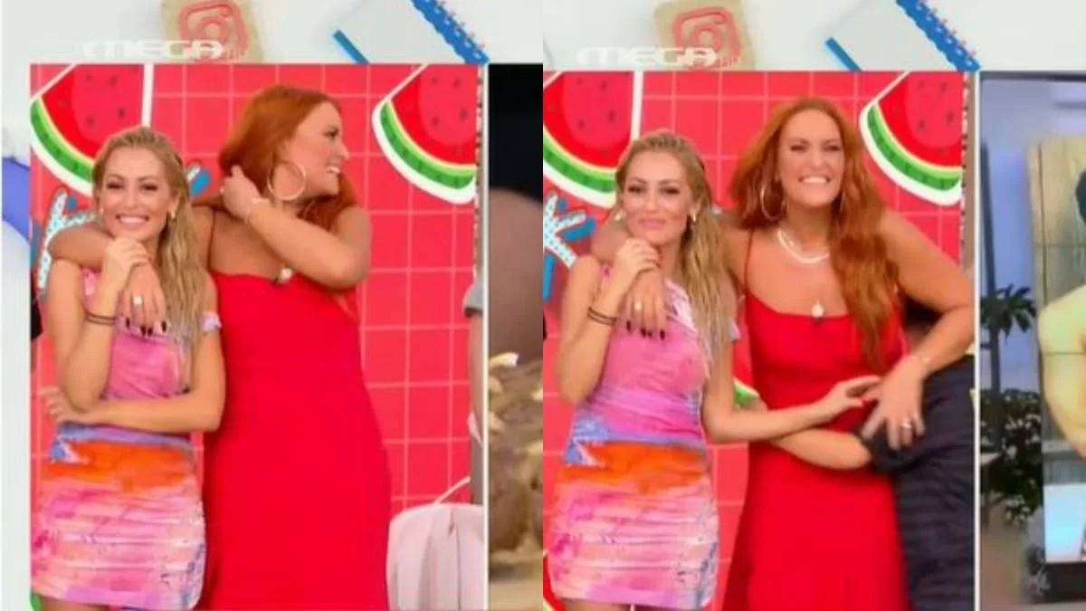 Τα "έχασε" η Σίσσυ Χρηστίδου στον αέρα του MEGA - Πετάχτηκε ο γιος της μπροστά στην κάμερα