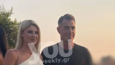 Survivor all star: Συνοδευόμενος από την Πηλιάκη & τα παιδιά τους ο Χανταμπάκης - Με λευκό φόρεμα η κόρη του και γαλάζιο πουκάμισο ο γιος του