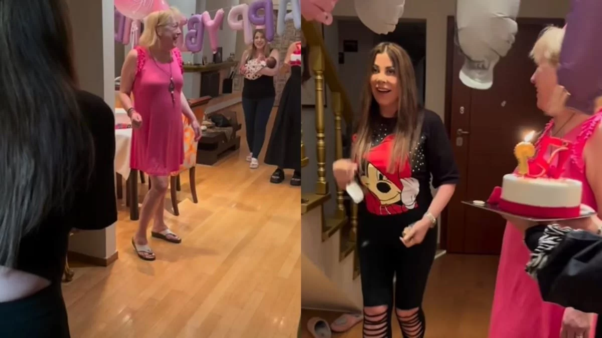 Με την εγγονή της αγκαλιά - Το party έκπληξη, Κιουρτσάκη, Παπαδόπουλου και Χριστοφόρου στην Άντζελα Δημητρίου για τα γενέθλια της