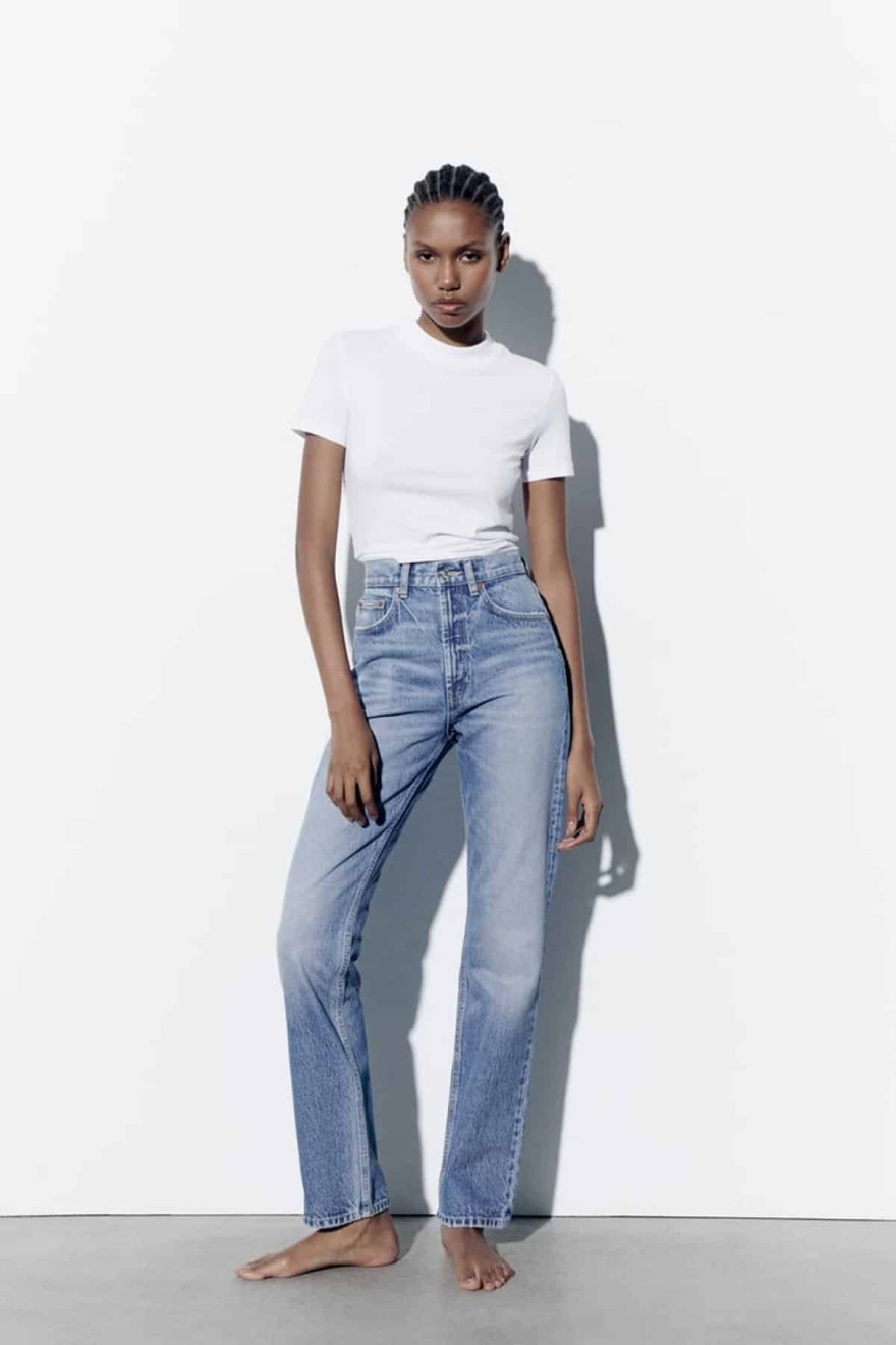 denim παντελόνι zara