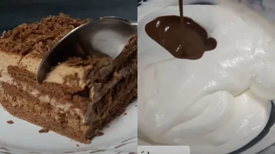 Χρειάζεται μόνο τρία υλικά: Νόστιμο και φουλ σοκολατένιο γλυκό ψυγείου για αρχάριους