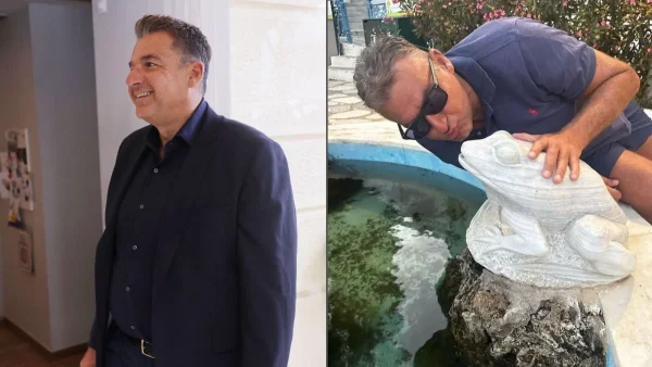 Κολυμπάς στην πισίνα και έχεις θέα όλο το νησί και τη θάλασσα - Φωτογραφίες από το εξοχικό του Γιώργου Λιάγκα στην Τήνο