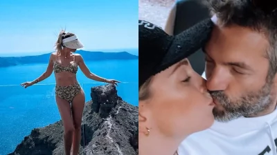 Δοκίμασε όλα τα πιάτα στο εστιατόριο του Μιχόπουλου στη Σαντορίνη - Η τρυφερή & δημόσια αφιέρωση της Αθηνάς Οικονομάκου στον σύζυγό της, Φίλιππο