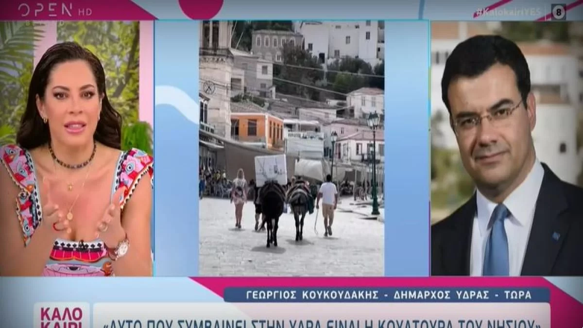 Χαμός στο πλατό του Καλοκαίρι Yes με τον Δήμαρχο Ύδρας και την Πιερίδη - «Αυτά τα διατάγματα δεν...»