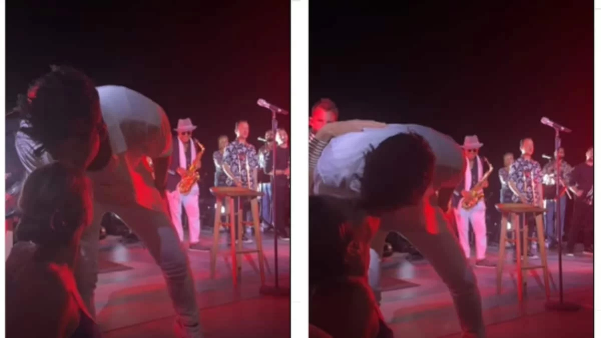 Την φιλούσε στο στόμα και το μέτωπο - Το βίντεο με τα τρυφερά τετ α τετ του Σάκη Ρουβά και της Κάτιας Ζυγούλη