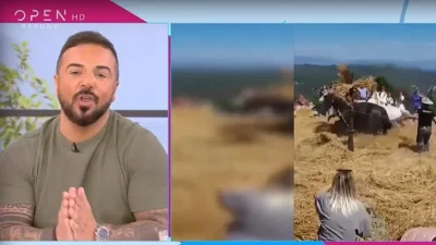 «Αδερφέ, θα με αφήσεις να μιλήσω; Δεν τρώμε κουτόχορτο, μη μας κοροϊδεύεις!» - Ξέσπασε ο Τριαντάφυλλος στον αέρα του Καλοκαίρι Yes