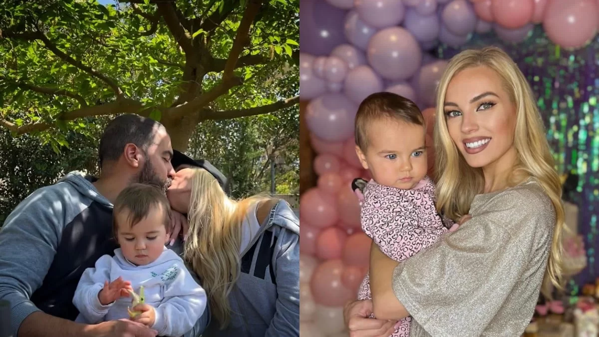 Μια μικρή κυρία η κόρη της Τζούλιας Νόβα - Τα παιχνίδια σε παραλία της Πάρου με το ολόσωμο μαγιό της