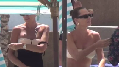 Όλα τα βλέμματα "καρφώθηκαν" πάνω της - Με τέρμα επίπεδη κοιλιά και μικροσκοπικό μπικίνι στην Μύκονο η Υβόννη Μπόσνιακ