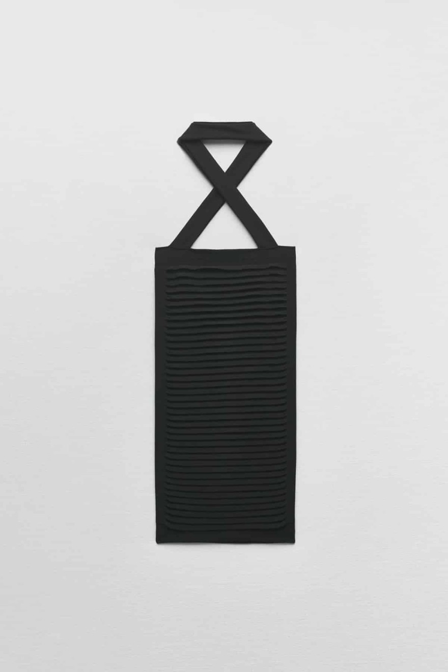 ZARA μαύρο μίνι φόρεμα