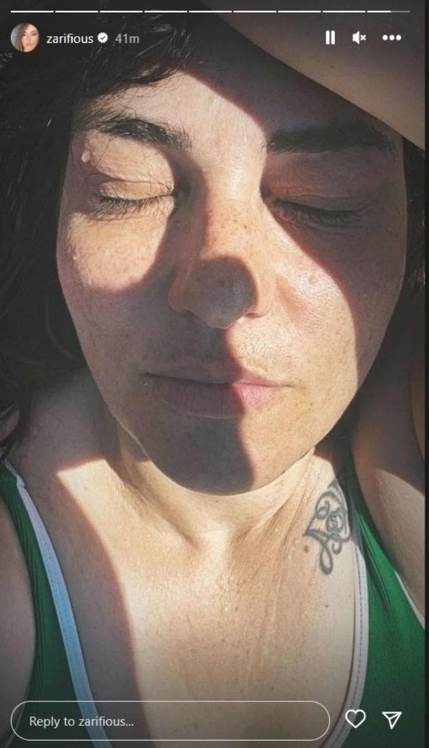 Κατερίνα Ζαρίφη πρόσωπο