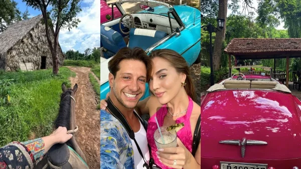 Για ιππασία και κοκτέιλς: Μαγευτικές φωτογραφίες από το ταξίδι Μπόγδανου - Εξαρχοπούλου στην Κούβα