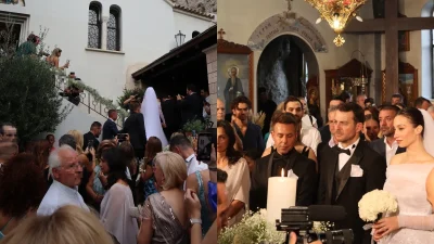 Τα ευτράπελα στον γάμο Βαμβακούση - Αγγελόπουλου: Τι συνέβη με τους καλεσμένους μετά το μυστήριο