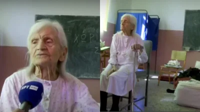 Κακοκαιρία Daniel: Συγκλονίζει γυναίκα ηλικίας 104 ετών - «Περάσαμε πολέμους, δυστυχίες, πείνα, δεν πνιγήκαμε κιόλας»