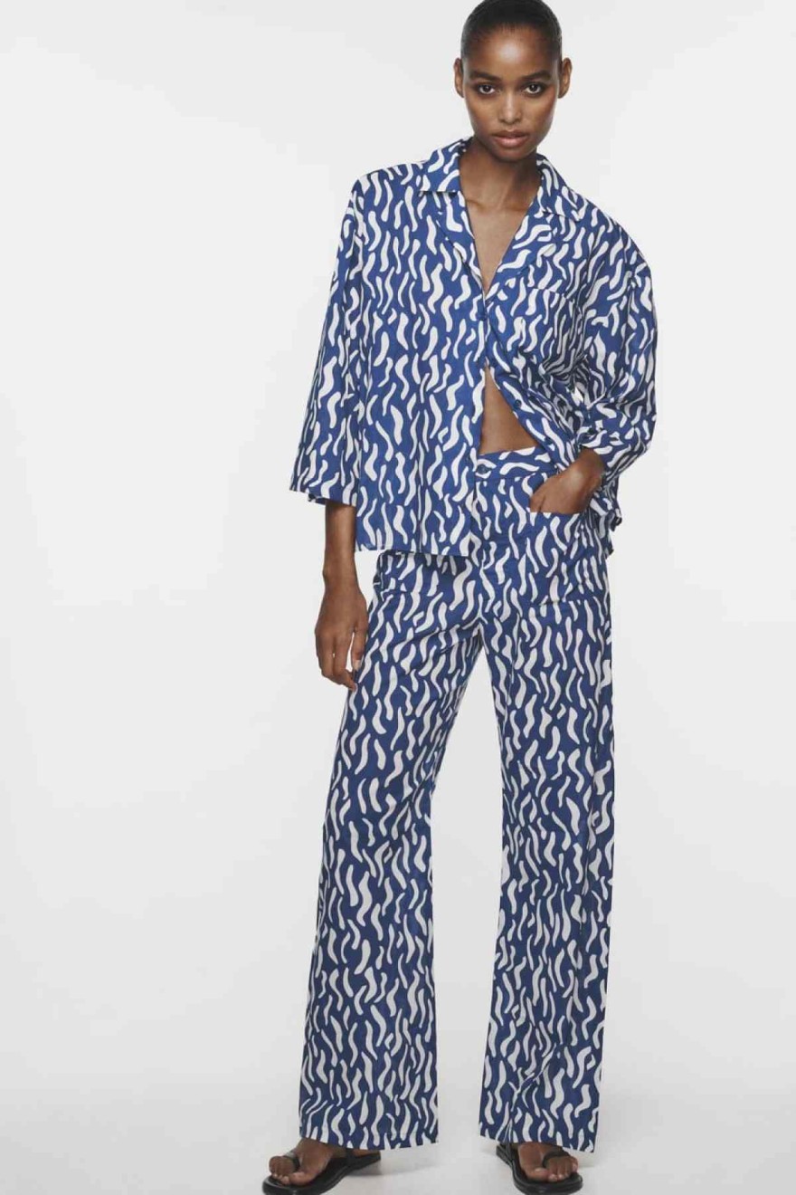 εμπριμπέ παντελόνα zara