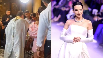 Νικολέττα Ράλλη: Βάφτισε την κόρη της - Οι πρώτες φωτογραφίες από το μυστήριο και το φορεματάκι της