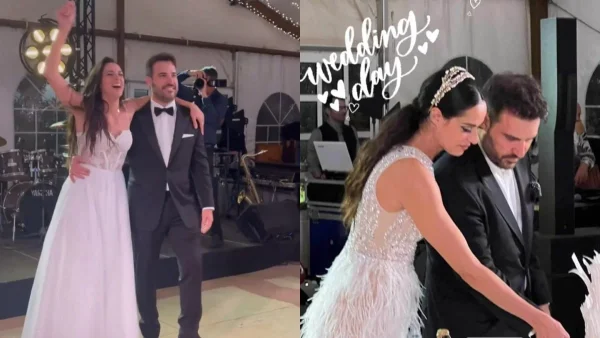 Συριοπούλου - Πατσατζής: Μαζί με το γάμο έγινε και η βάφτιση! Η φωτογραφία με το μπέμπη και οι νονοί