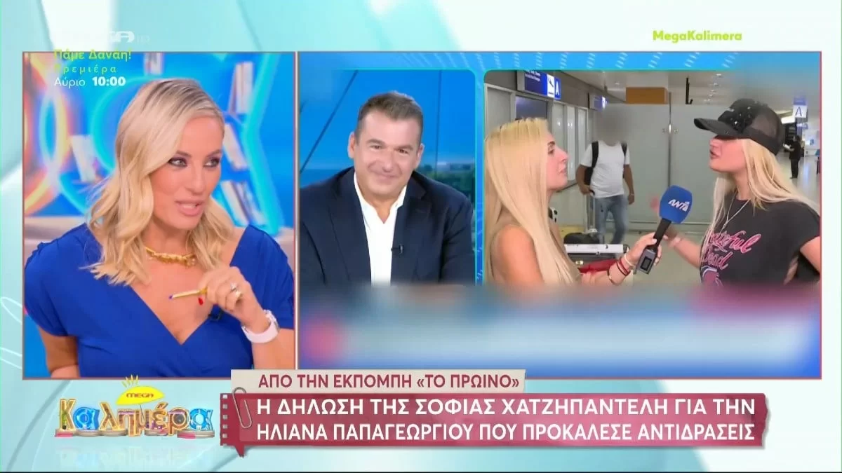 «Όση σχέση έχει με τη μόδα άλλο τόσο έχω εγώ με την αστροφυσική» - Χαμός στο Mega Καλημέρα με τα σχόλια για την Σοφία Χατζηπαντελή