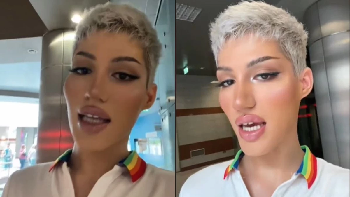 «Ερντογάν, έλα με την όπισθεν» - Ο Θέμης Κανέλλος φορώντας τζιν φούστα πήρε το Ι5 από το στρατό