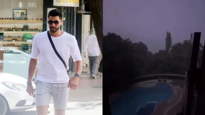 Δύσκολες ώρες για τον Παναγιώτη Βασιλάκο - Έχει εγκλωβιστεί στο Πήλιο σε ξενοδοχείο με πισίνα (Βίντεο)