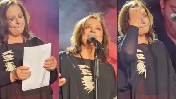 ''Λύγισε'' η Χάρις Αλεξίου στη σκηνή του Καλλιμάρμαρου - Το γράμμα για τον αείμνηστο Αντώνη Βαρδή (Βίντεο)