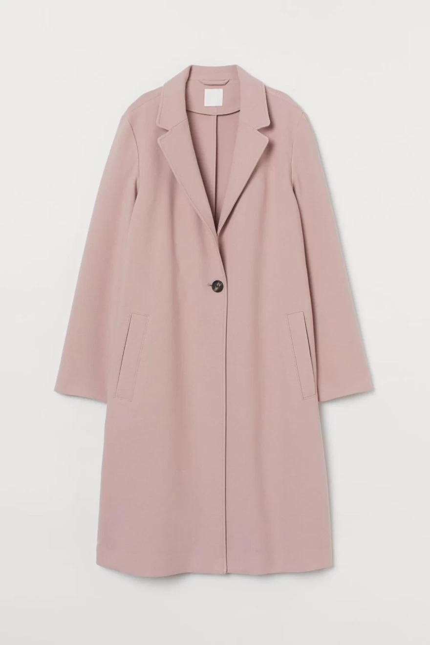 ροζ παλτό